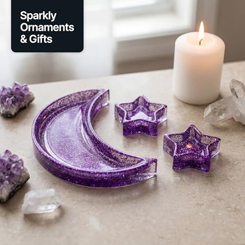 Craft Glitter Shaker Purple 130g Ultrafine (4.5 Ounce)