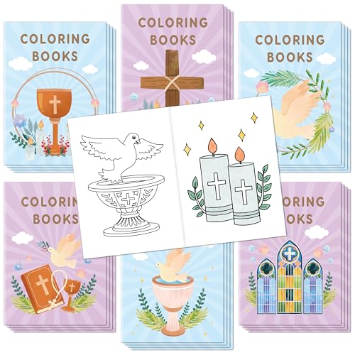Catholic Coloring Books for Kids (24 Count)