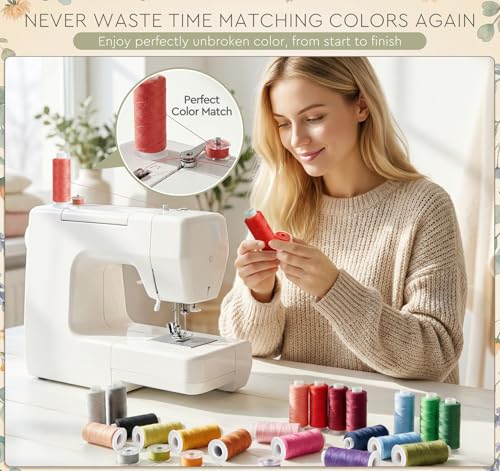 50Pcs Thread for Sewing (60000 Foot )