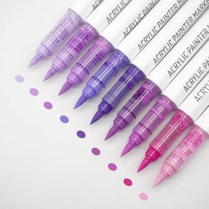 Water Based Acrylic Paint Markers (9 Count)
