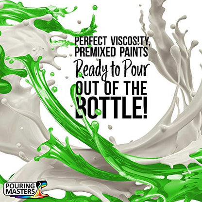 Pouring Masters Neon Green with Envy Ready to Pour Acrylic Pouring Paint (8 Fl Oz)