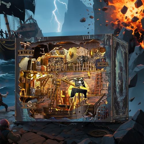 Book Nook Pirate Kit with LED
