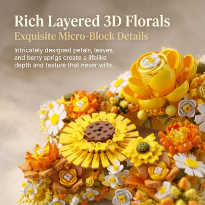 Botanicals Star Flowers Building Block Set