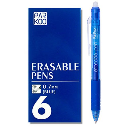 Retractable Erasable Gel Pens Clicker (6 Count)