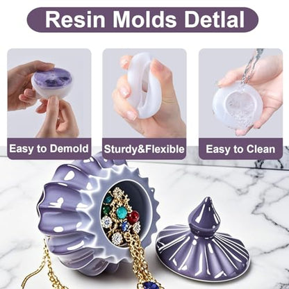 Jar Resin Mold with Lid