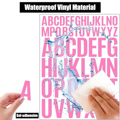 Letter Stickers 1560 Pieces 30 Sheets Stick on Vinyl Letters Capital Alphabet Sticker Letter for Craft Bulletin Boards Classroom Home Business Decor (1560 Count)