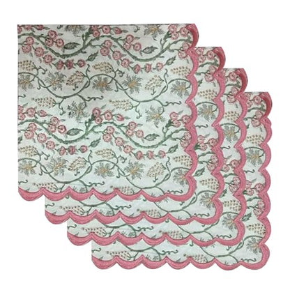 Hand Block Print Cloth Napkins (4.2329 Ounce)