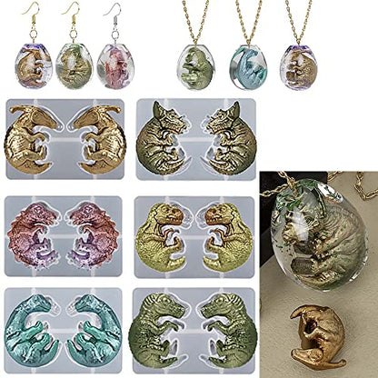 Dragon Earring & Pendant Mold Set