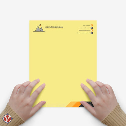 8.5 x 11" Canary Color Paper Smooth, for School, Office & Home Supplies, Holiday Crafting, Arts & Crafts | Acid & Lignin Free | Regular 20lb Paper - 100 Sheets