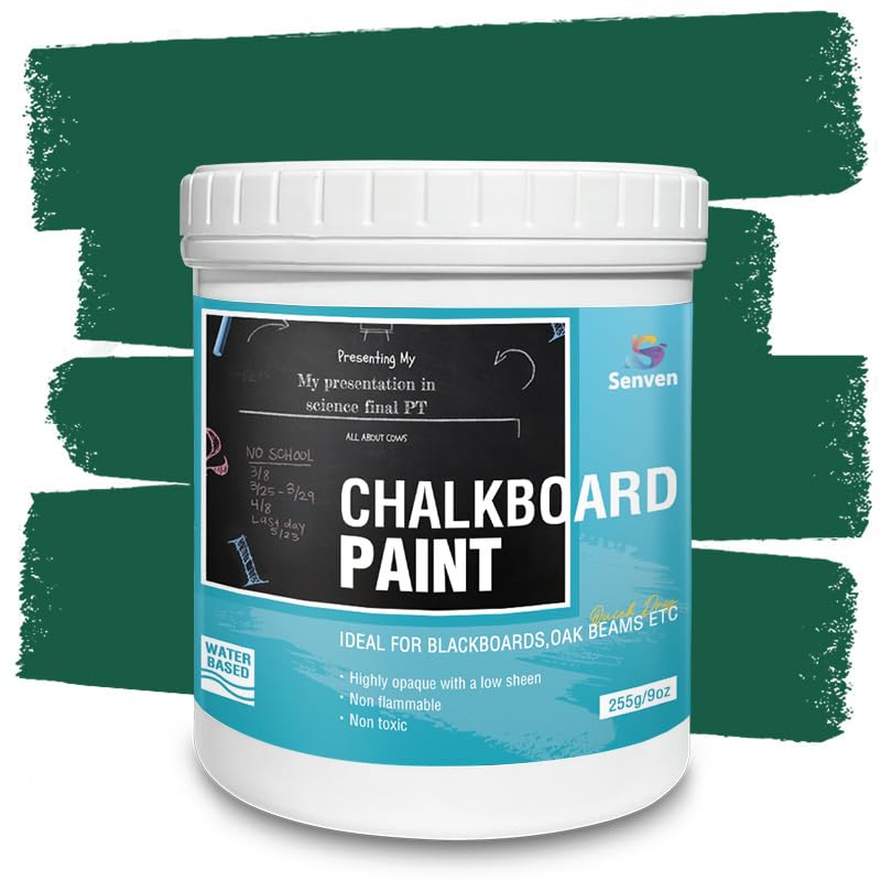 Chalkboard Paint Green Chalk Board Paint for Wood (9 Fl Oz)