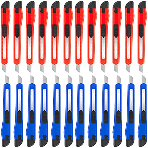 24 Pack Box Cutter Retractable