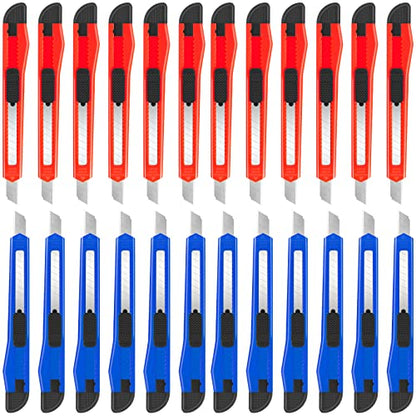 24 Pack Box Cutter Retractable