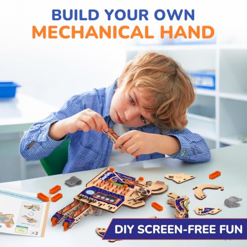 Robotic Mechanical Hand STEM Toy for Kids 8