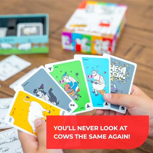 Hey Cow! Family Card Game for Kids and Adults