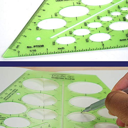 Isometric Ellipse Template Guide