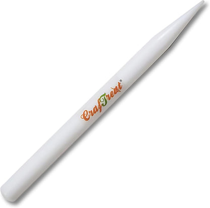 CrafTreat Teflon Bone Folders for Card Making - Burnisher Bone Folder - Teflon Bone Folder Tool for Scoring Creasing Origami and Paper Crafts- Pencil Shape Tool
