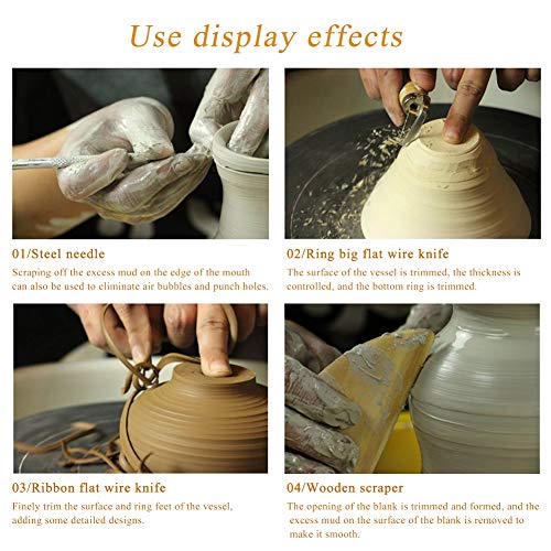 8 Pieces Pottery Tools