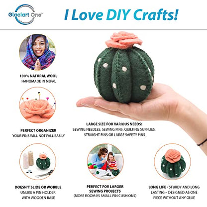 Sewing Pin Cushion Cactus
