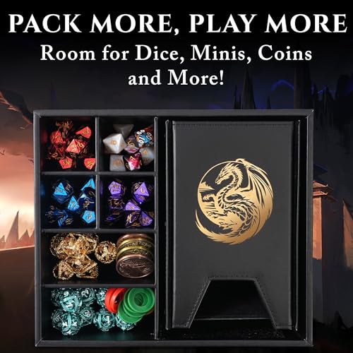All-in-One Game Roamer - Dice Tray & Tower for DND and RPG