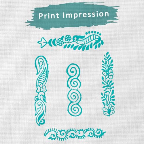 Mehndi Print Blocks (5 Count)