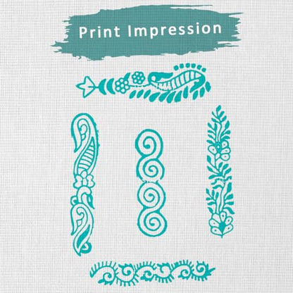 Mehndi Print Blocks (5 Count)