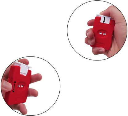 RUIAN Knitting Counter Stitch Needle Marking Tool Mini Crochet Stitch Counter Knitting Stitch Counter Plastic Knit Stitch Counter (Red)