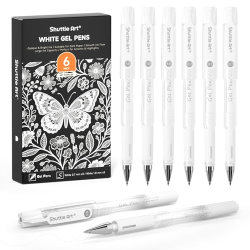 White Gel Pens (6 Count)