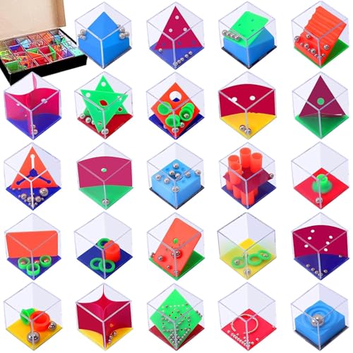 24 PCS Brain Teaser Puzzles for Kids (24 Count)