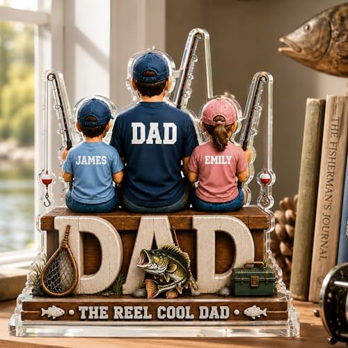 Custom The Reel Cool Dad Plaque