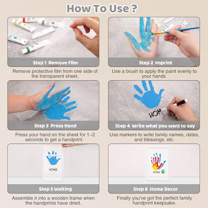 Family Handprint Kit for 4