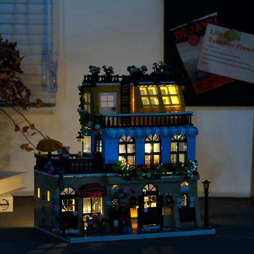 Flowers City Hotel House Building Kit for Adutls