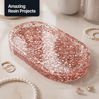 Craft Glitter Light Rose Gold 100g Extra Chunky Glitter (3.5 Ounce)