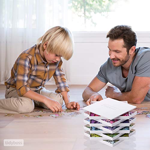 8 Puzzle Sorting Trays with Lid 10" x 10"