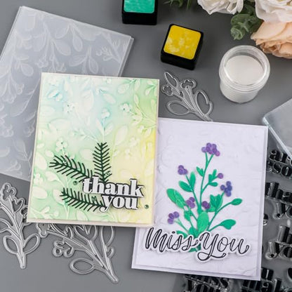 3D Embossing Folder and Metal Die Set for Card Making