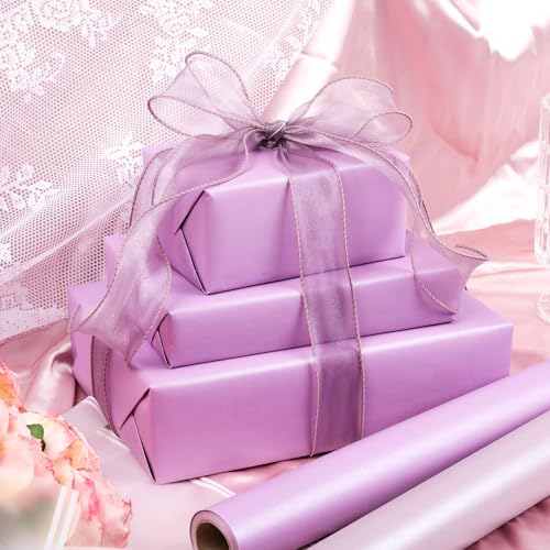 Light Purple Matte Wrapping Paper (46.58 Sq Ft)
