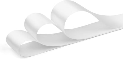 Humphrey's Craft 1-1/2 Inch White Double Faced Satin Ribbon - 25 Yards Variety of Color for Crafts Gift Wrapping DIY Bows Bouquet Decoration Sewing Christmas Tree Wedding and Invitation Card. - Crafty Corner