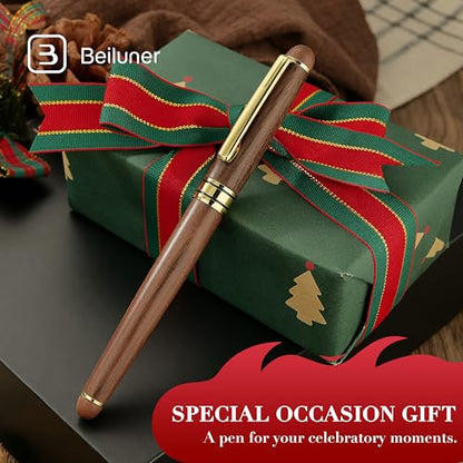 Luxury Wood Ballpoint Pen Writing Set