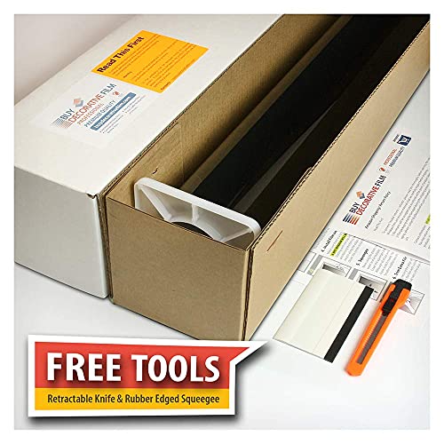 BDF EXNA20 Exterior Window Film Daytime Privacy and Heat Control Natural Black 20 (500 Sq Ft)