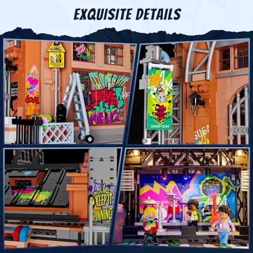 Factory House of Music Lighting Building Bricks Set (2654 Count)