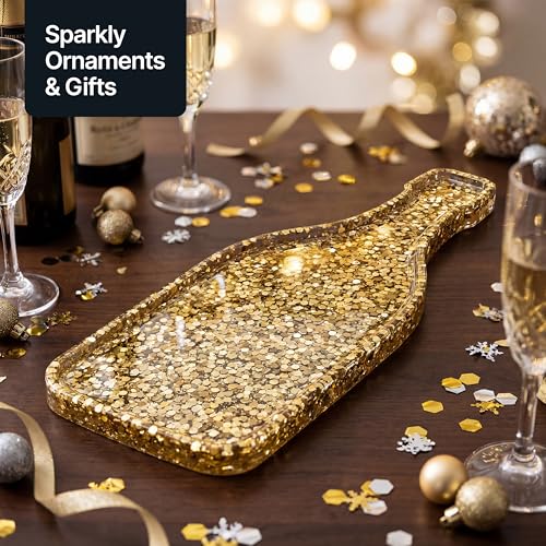Craft Glitter Shaker Champagne Gold 110g Super Chunky (3.9 Ounce)