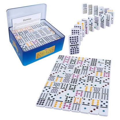 Double 15 Dominoes Set for Adults