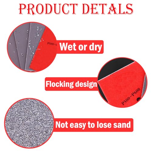 18 Pcs 320 2500 Grit Sanding Sponge
