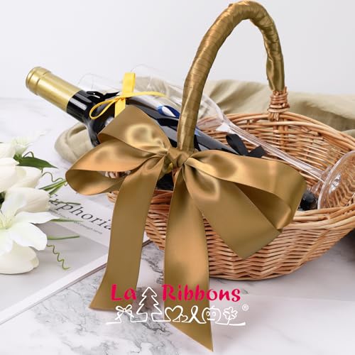 Pale Gold Satin Ribbon 1 1