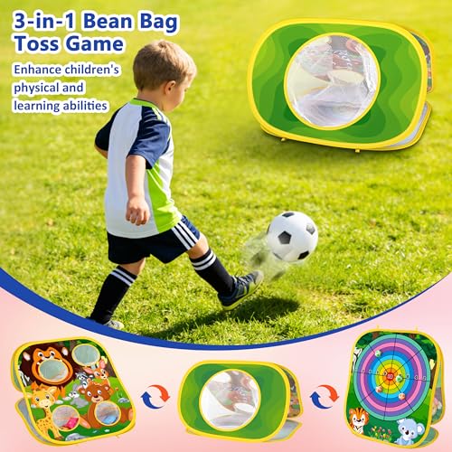 Animal Bean Bag Toss Game Toy Outdoor Toss Game (24 Count)