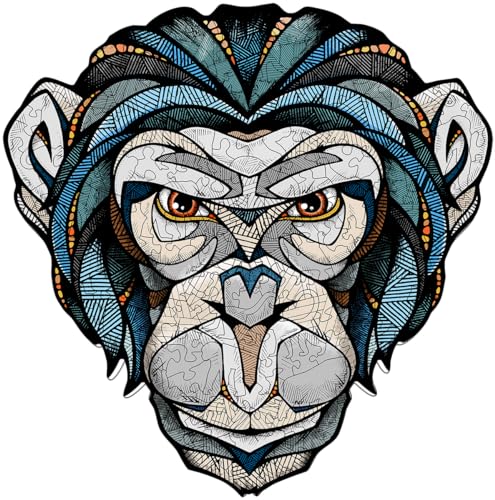 Chimp S Wooden Jigsaw Puzzle (110 Count)