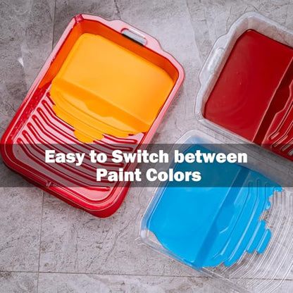 9 Inch Paint Tray 21 Pack with 20 Liners