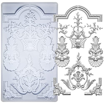 Art Mold for Polyclay Air Dry Clay Plaster