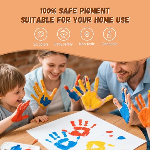 Brown Family Handprint Kit for 5