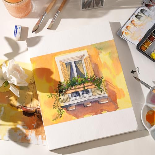 Watercolor Paper Block 9x12 Inch (2376 sq inches)