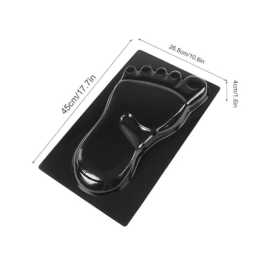 Super Durable Foot Print Mold | Quality ABS Concrete Paving Maker | Easy DIY Garden Way | Create Custom Stepping Stones | Left & Right Footprint Design